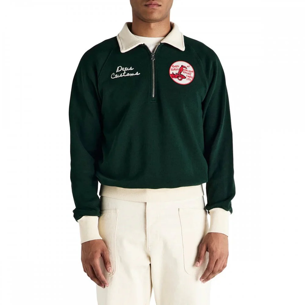Specter Zip Sweat - Racing Green - Image 5