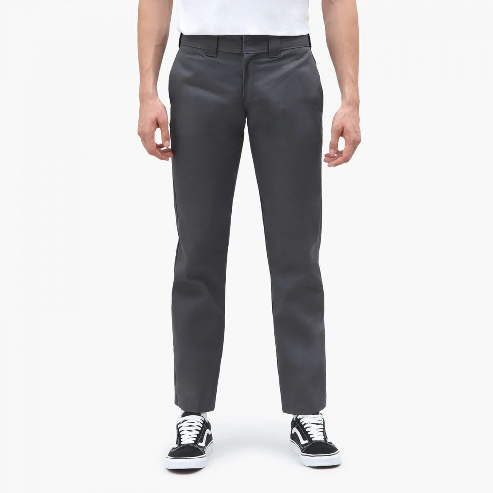 873 Slim Straight Work Pant - Charcoal Grey