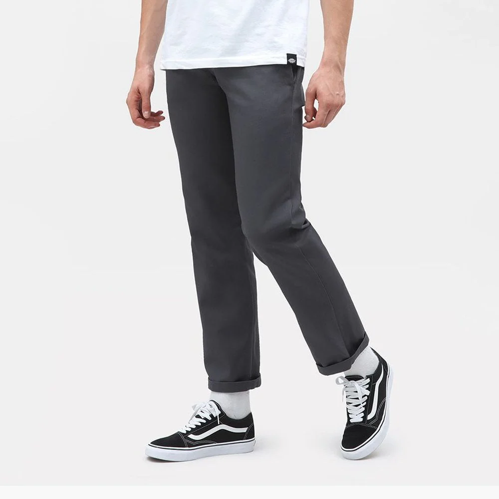 873 Slim Straight Work Pant - Charcoal Grey - Image 2