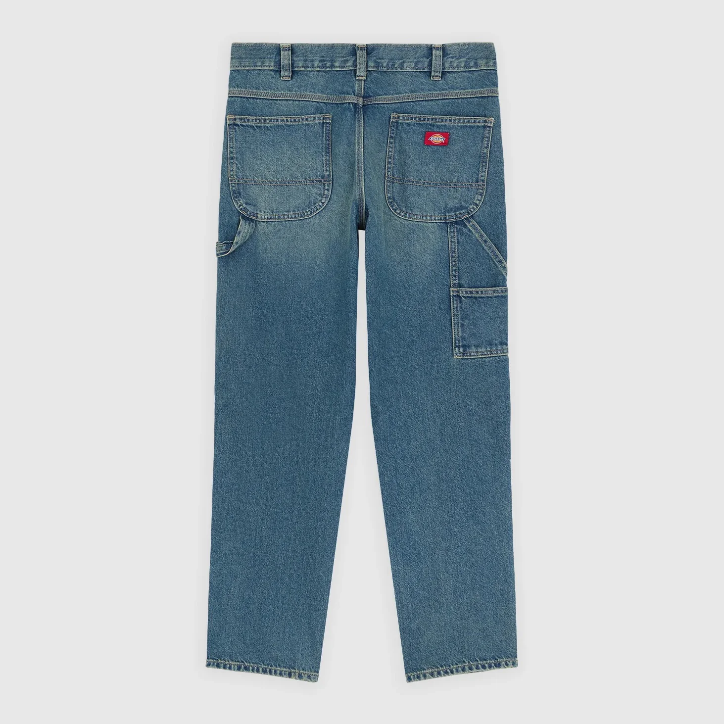 Women's 957 Loose Tapered Work Jeans - Khaki Tinted Blue - Image 2