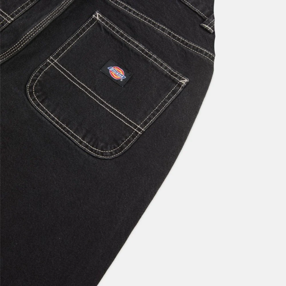 W' Madison Double Knee Denim Pant- Black Wash - Image 3