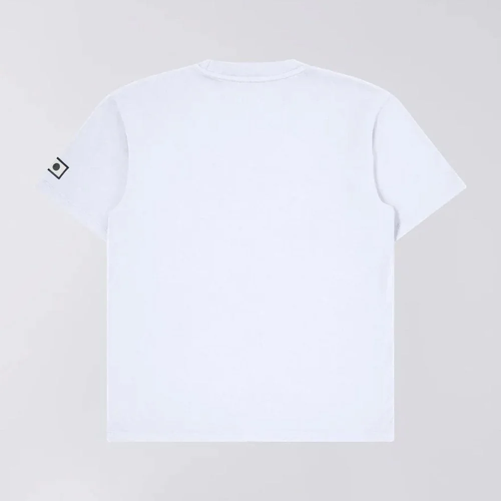 Katakana Retro S/S Tee - White (Garment Washed) - Image 2