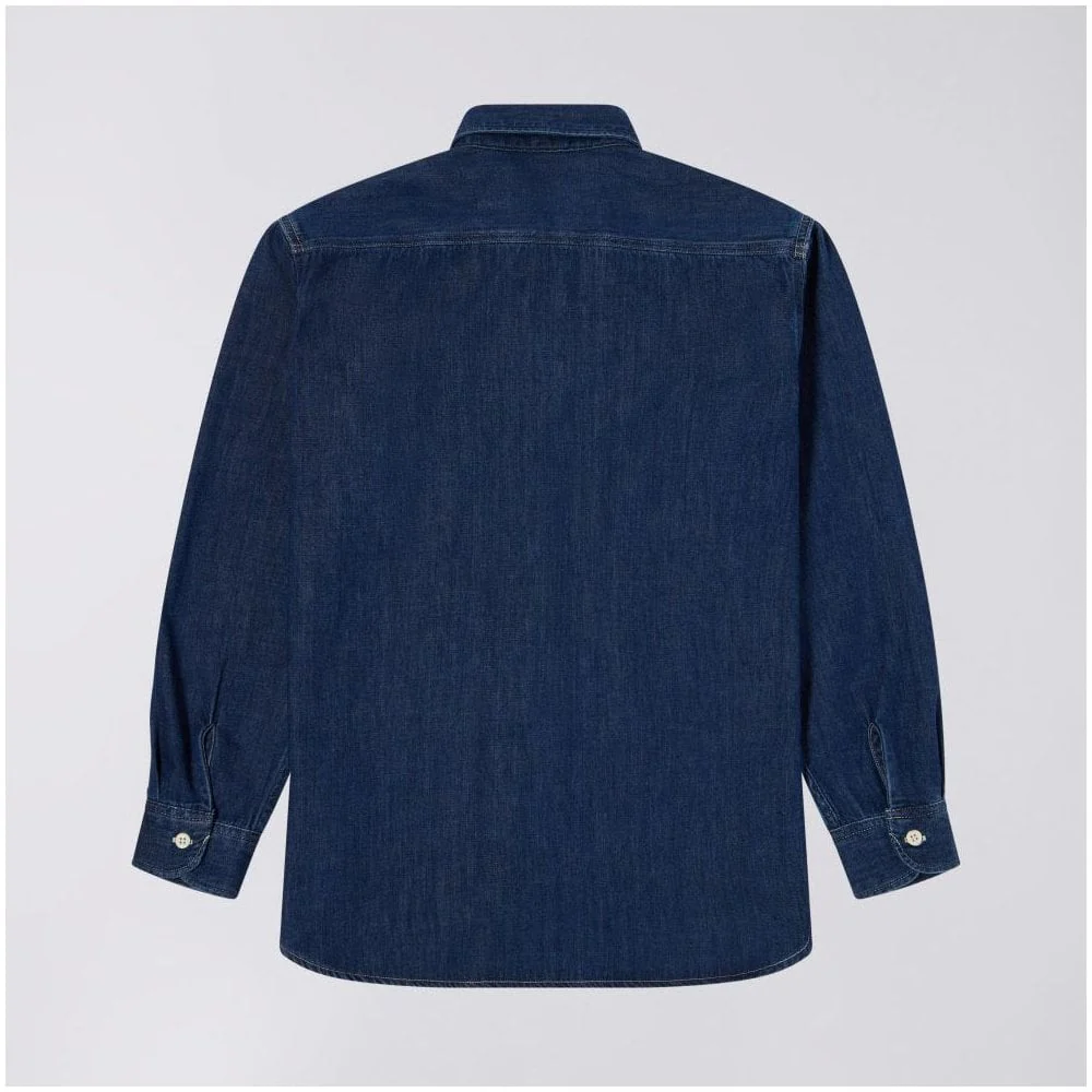 Work L/S Shirt - Blue Dark Used - Image 3