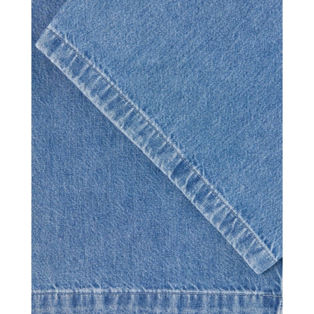 Worker Short - Blue (Light Stone Washed) - Image 8
