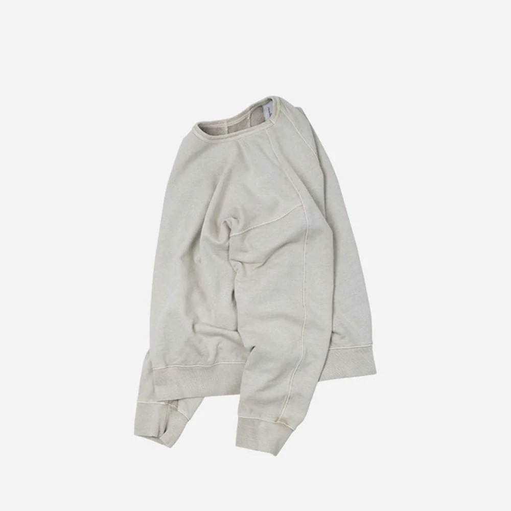 OG Pigment Dyeing Sweatshirt 03 - Beige - Image 3