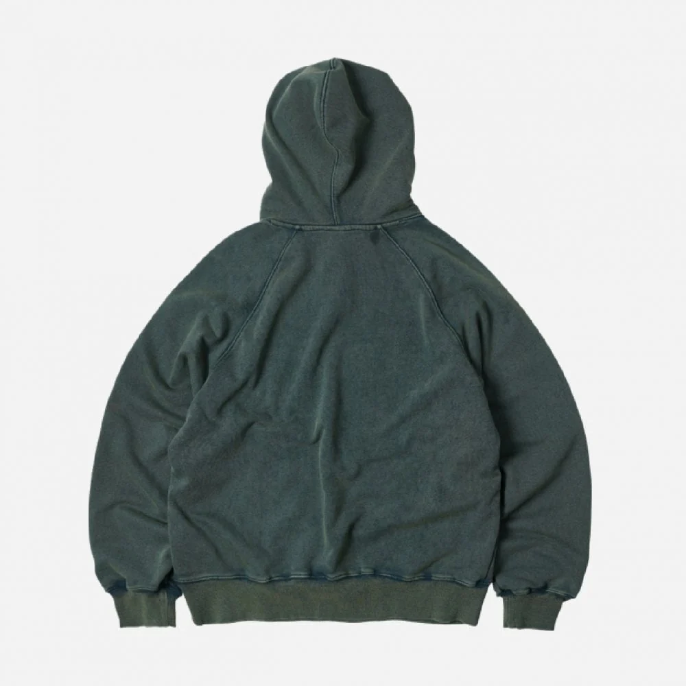 OG Vintage Dyeing Pullover Hoody - Dark green - Image 2