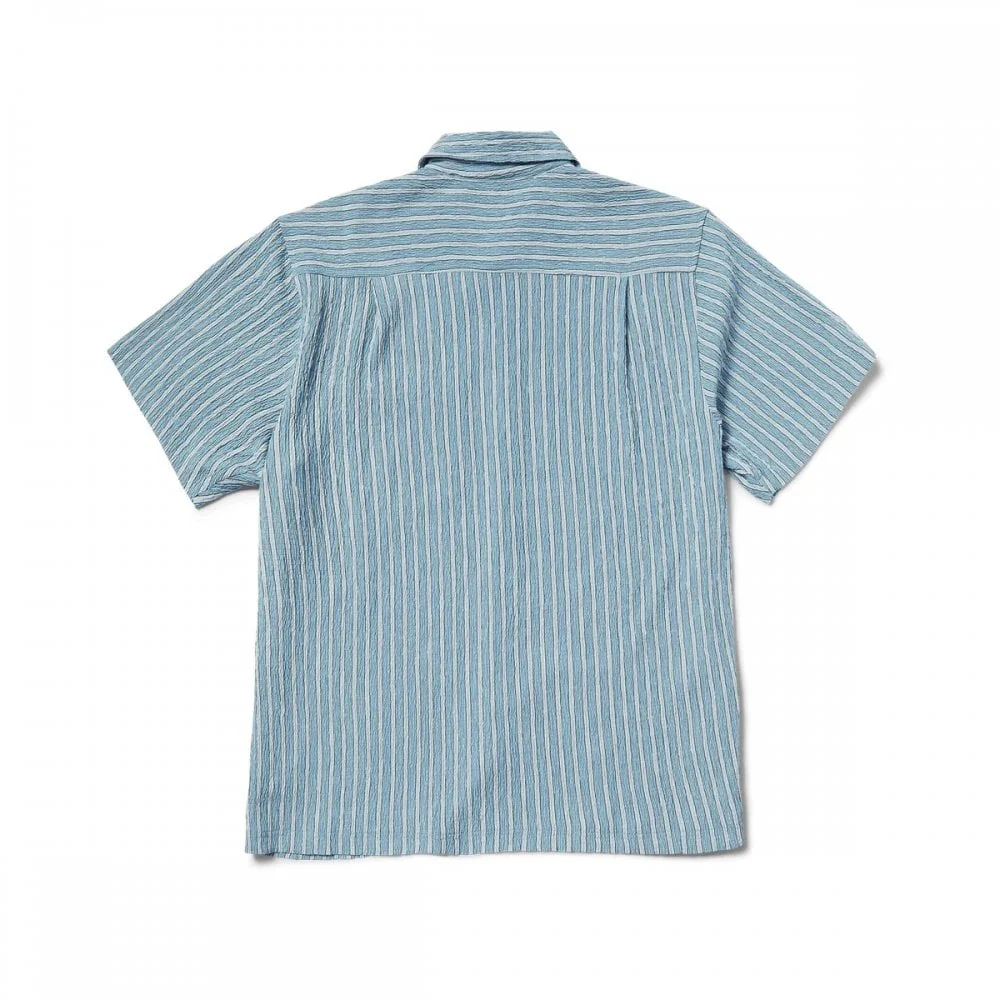 Apollo S/S Striped Shirt - Pool Blue - Image 2