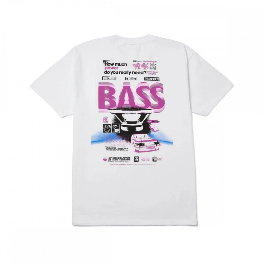 Bass Power S/S Tee - White - Image 2