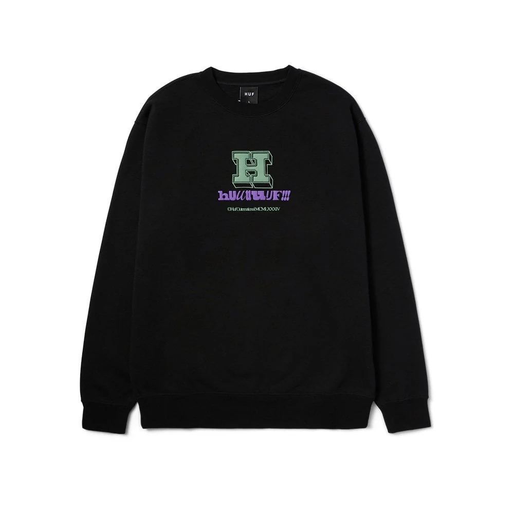Huuuf Crewneck - Black