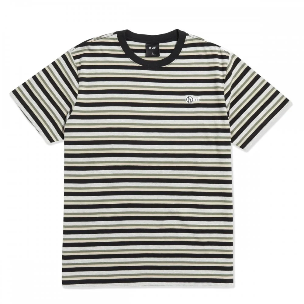 Webster Stripe S/S Knit Tee - Gold