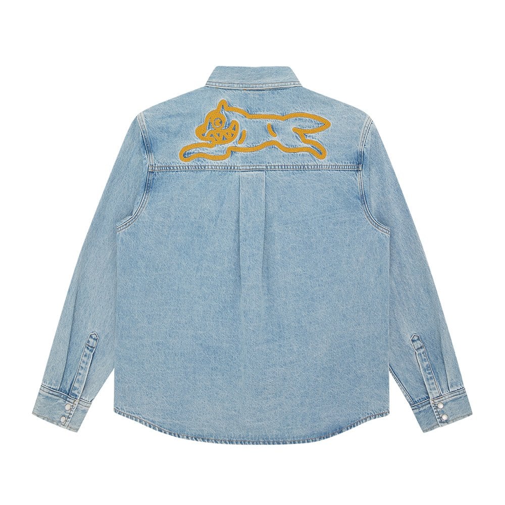 Chainstitch Light Wash Denim Shirt - Image 2