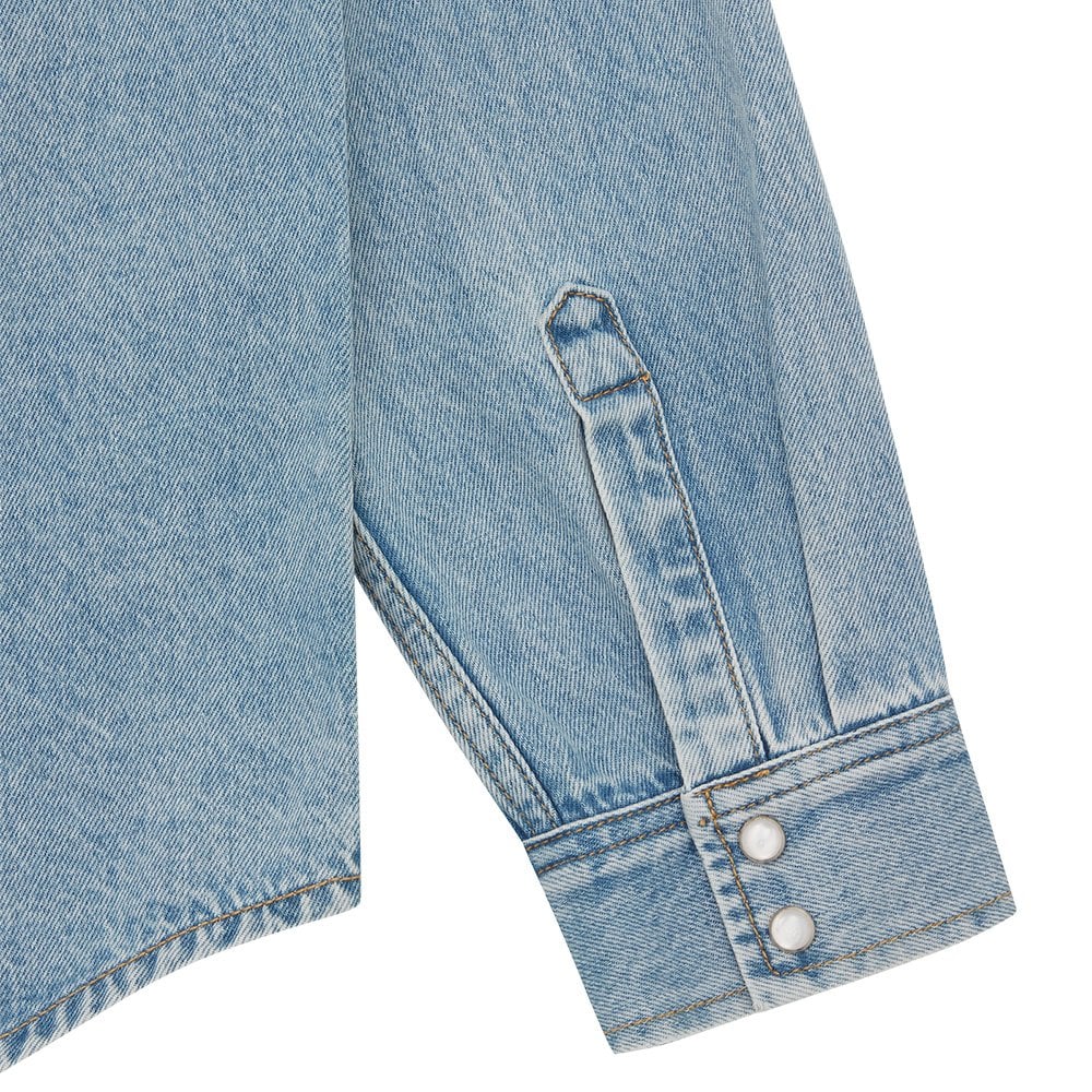 Chainstitch Light Wash Denim Shirt - Image 4