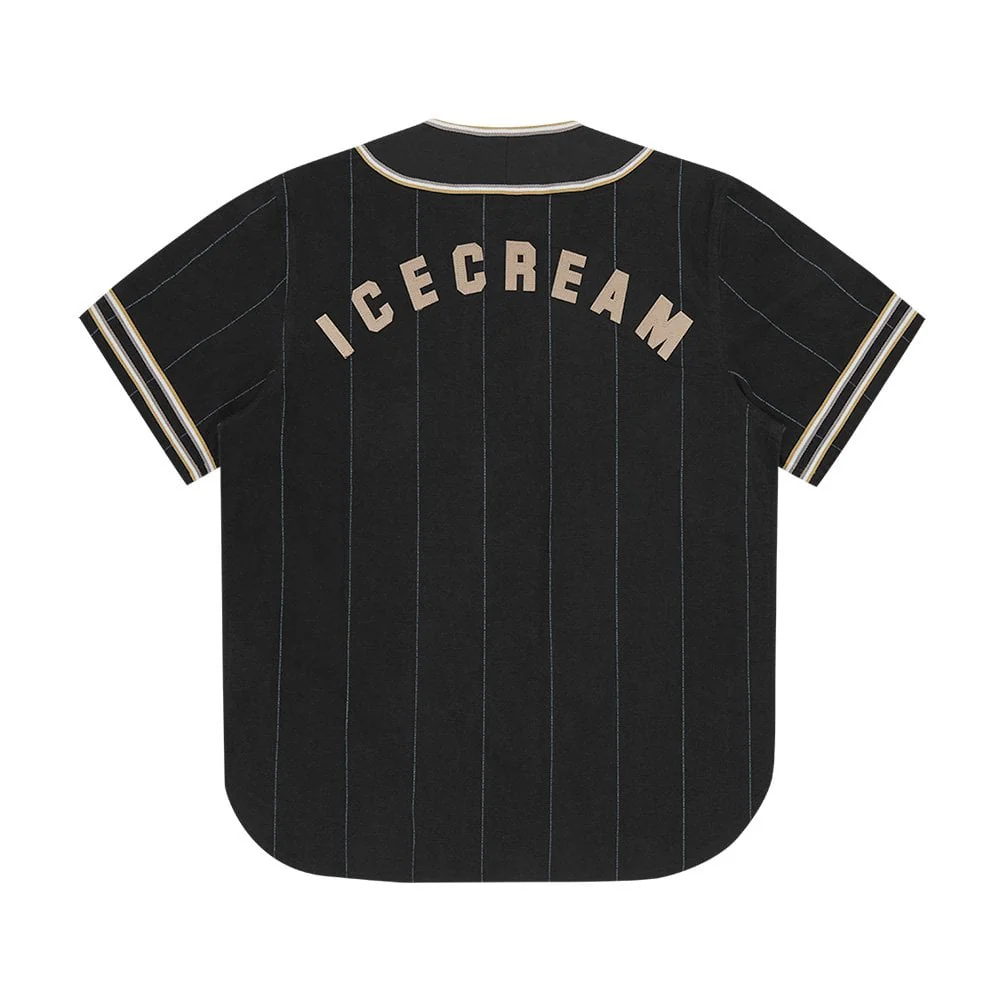 IC Baseball Jersey - Black - Image 2