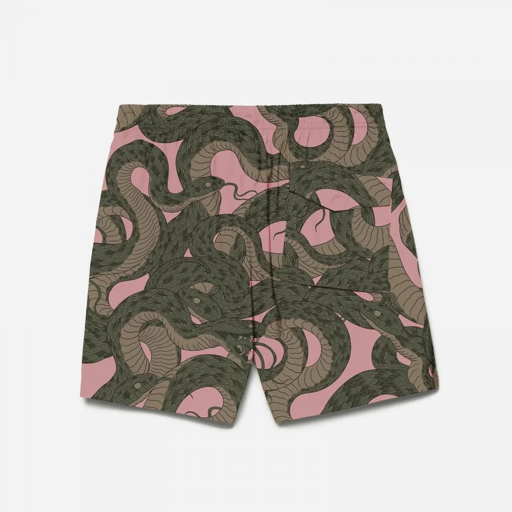 1481 Snakeskin Camo Swim Shorts - Sakura - Image 2