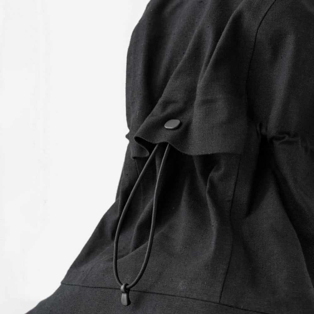 1586 Seam Sealed Hanbok Jacket - Black - Image 6