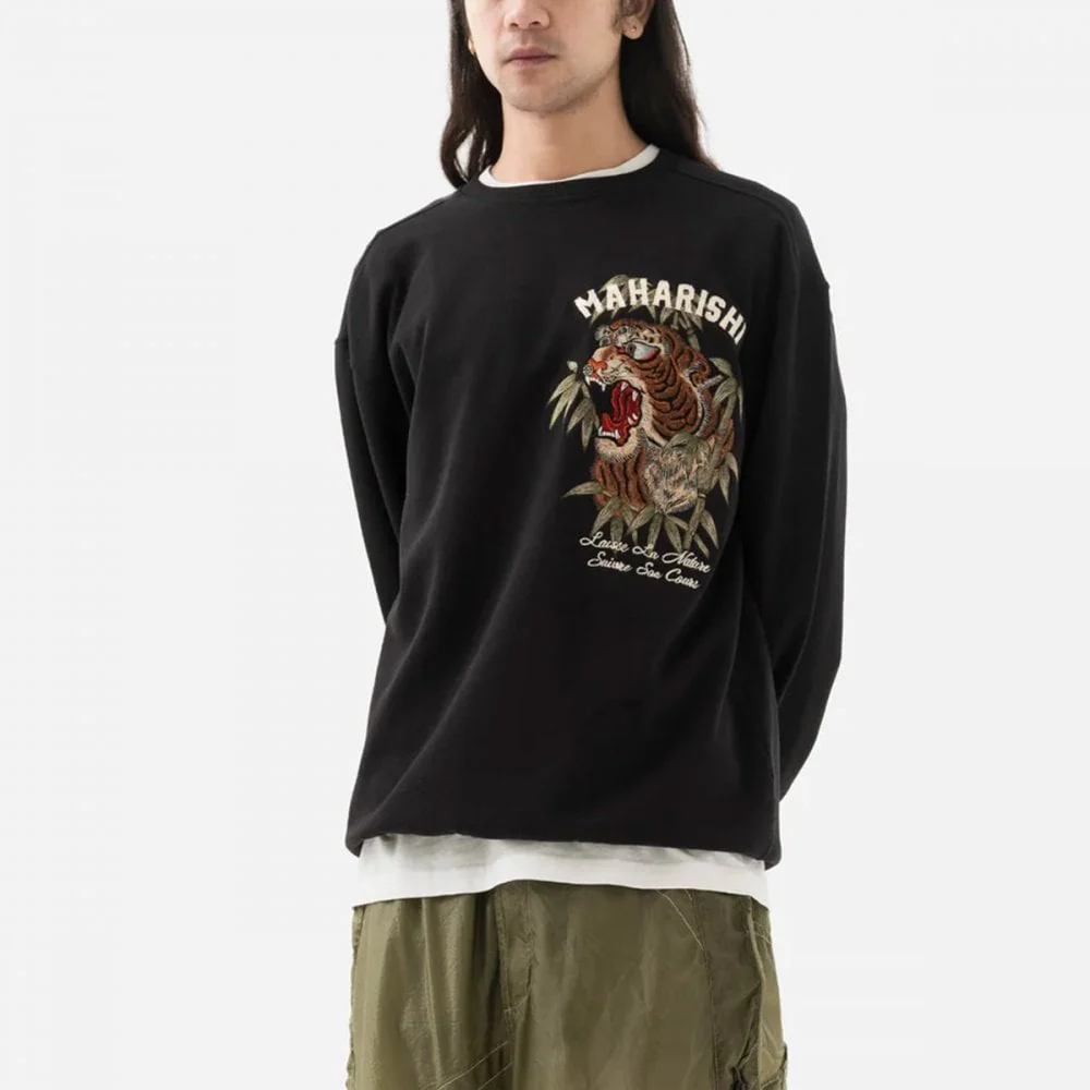5101 Maha Tiger Embroidered Crew - Image 4