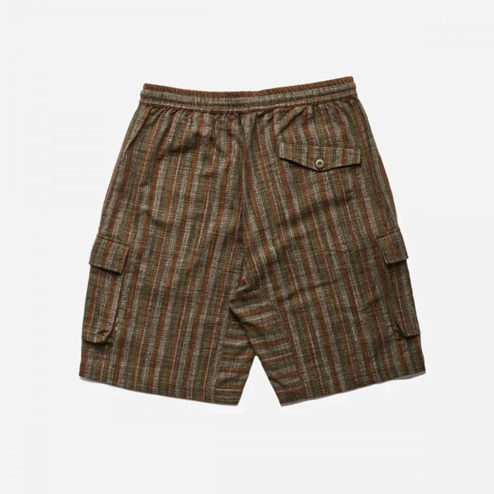5117 Wagara Low Cargo Track Shorts - Olive - Image 2