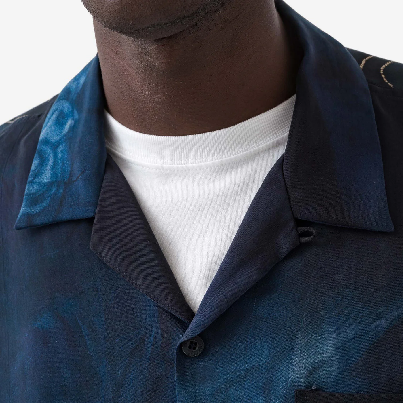 6230 Boro Crane Camp Collar Shirt Indigo - Image 5