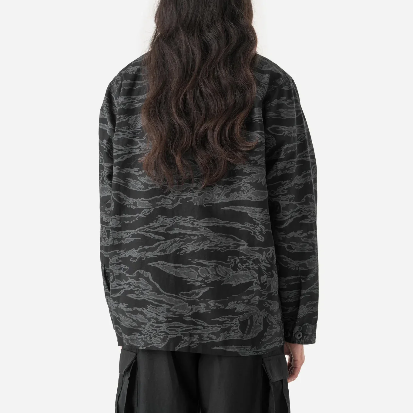 7147 Bonsai Tigerstripe L/S Utility Shirt - Subdued Night - Image 3