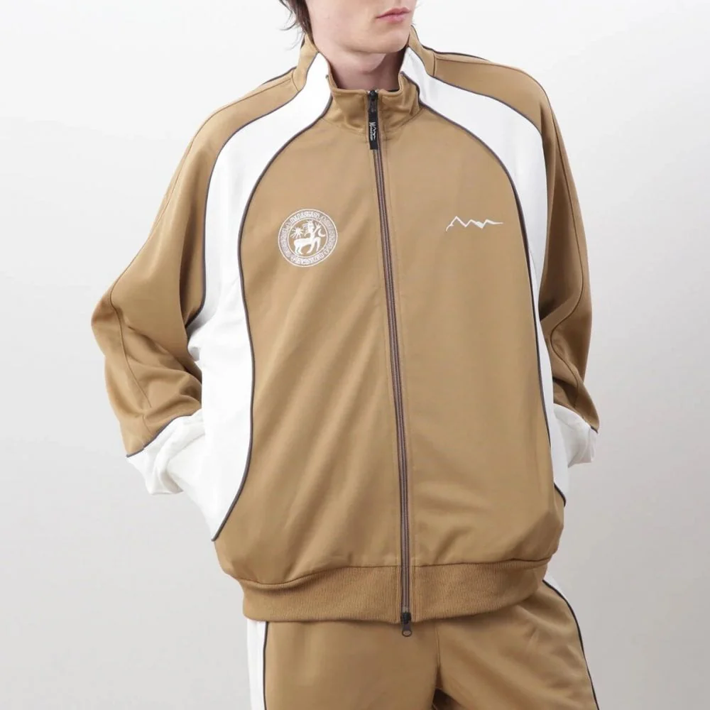 Panel Track Jacket - Camel - Image 2