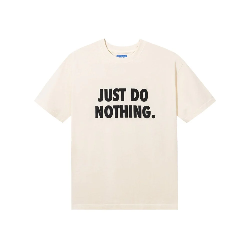 Just Do Nothing T-shirt - Ecru