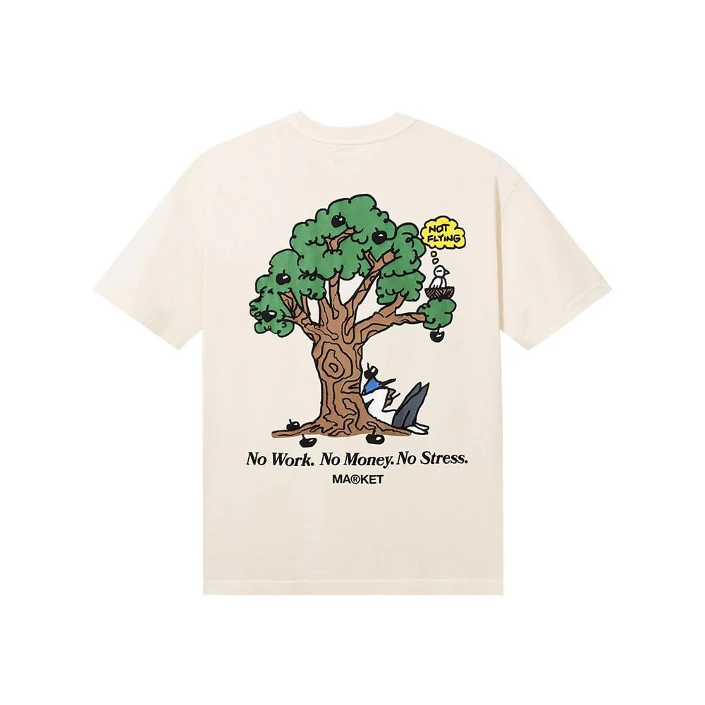 Just Do Nothing T-shirt - Ecru - Image 2