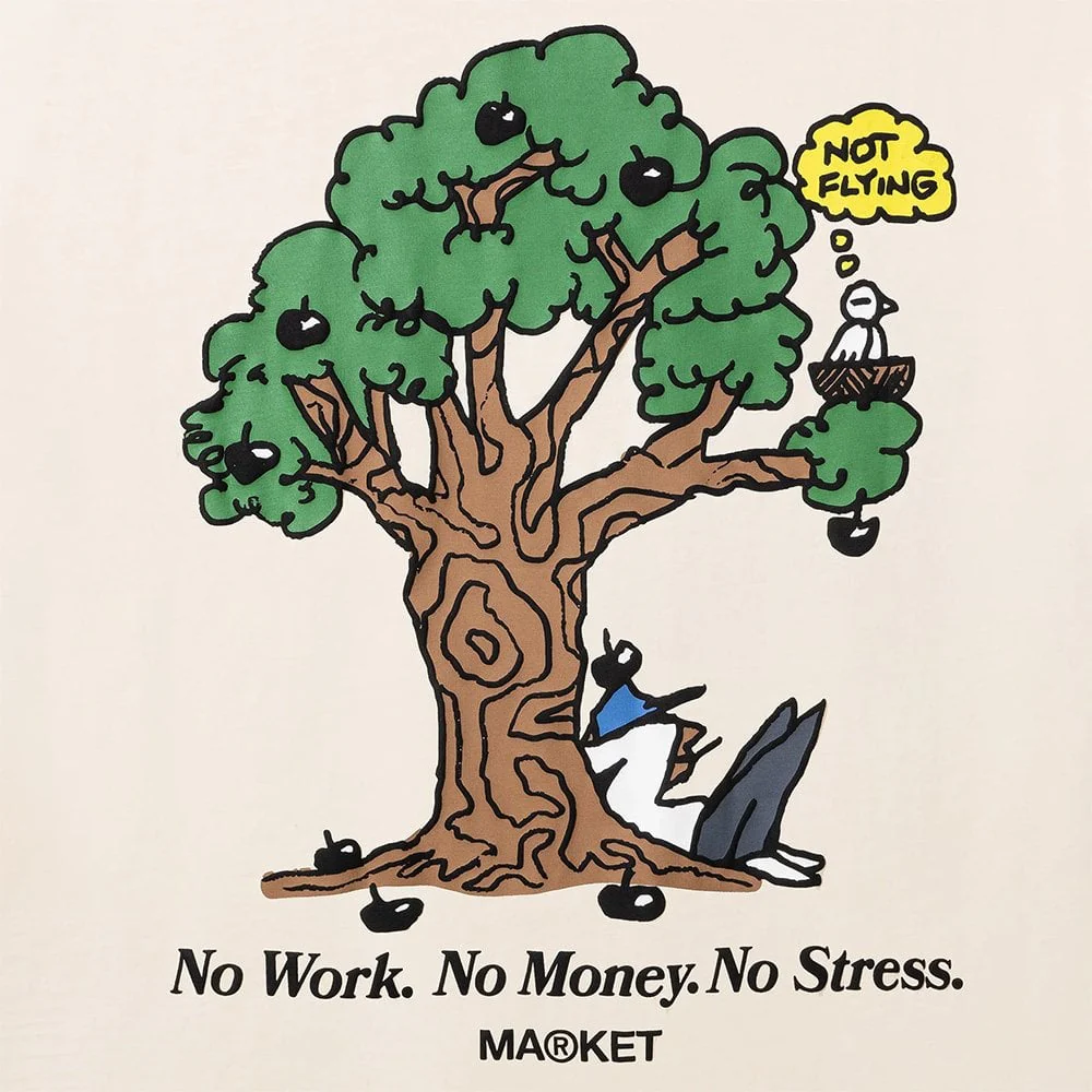 Just Do Nothing T-shirt - Ecru - Image 4