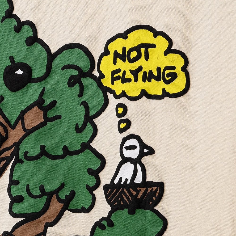 Just Do Nothing T-shirt - Ecru - Image 5