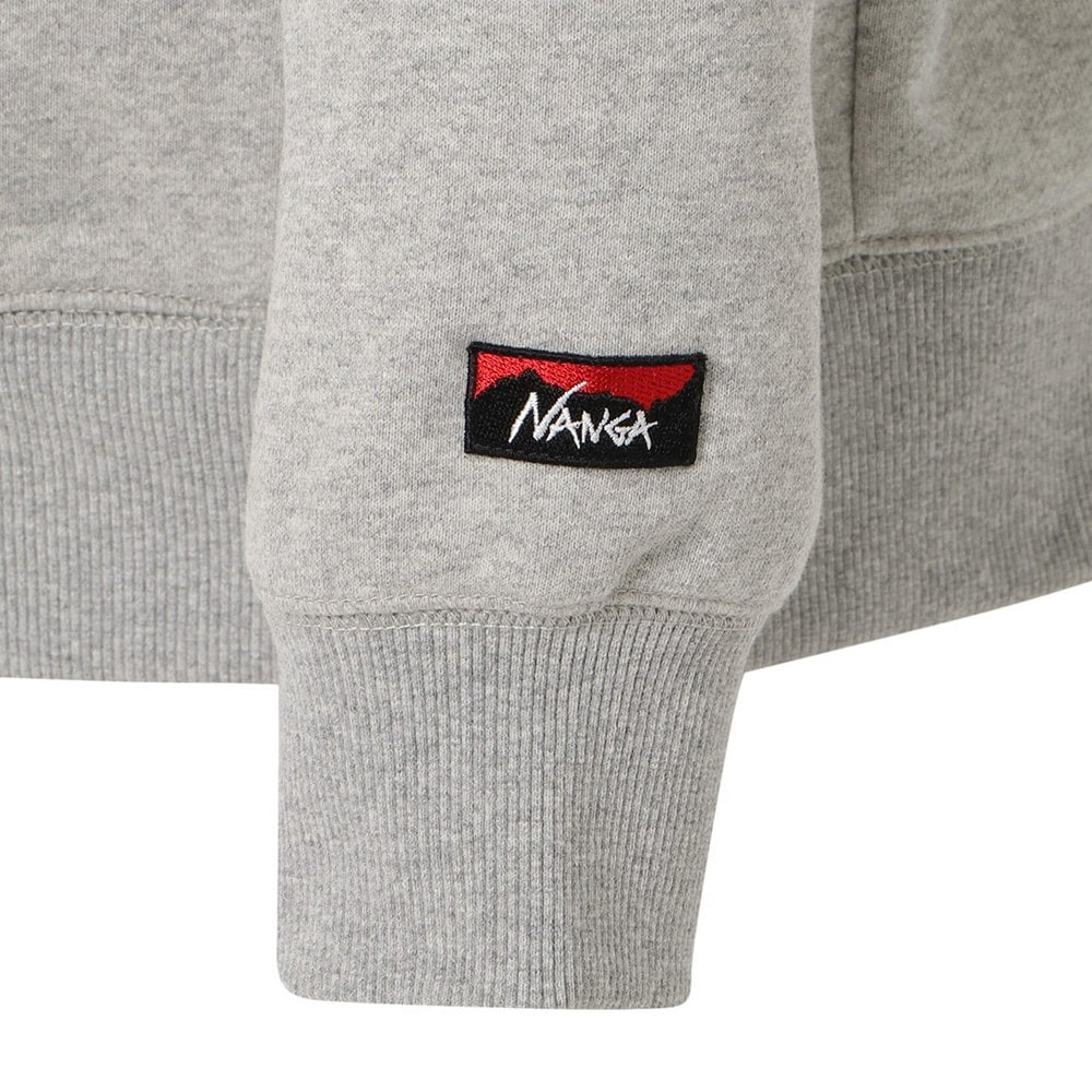 Eco Hybrid Box Logo Sweatshirt - Light Grey - Image 5