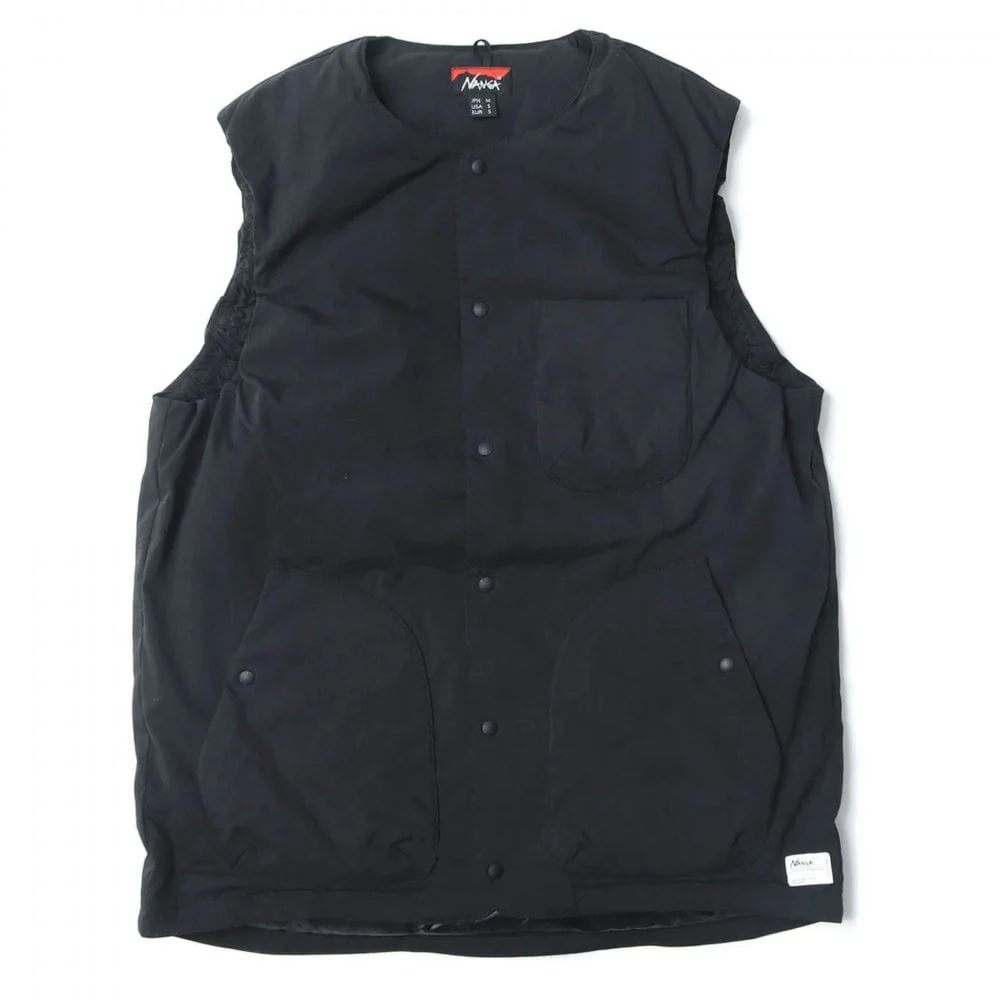 Hinoc Ripstop Inner Down Vest - Black