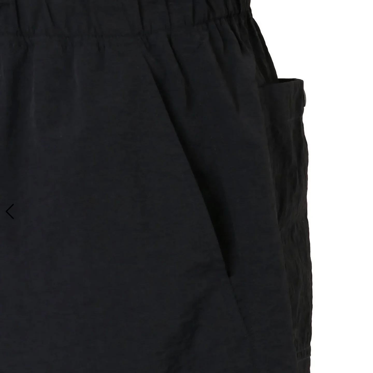 Nylon Tusser Easy Shorts - Black - Image 5