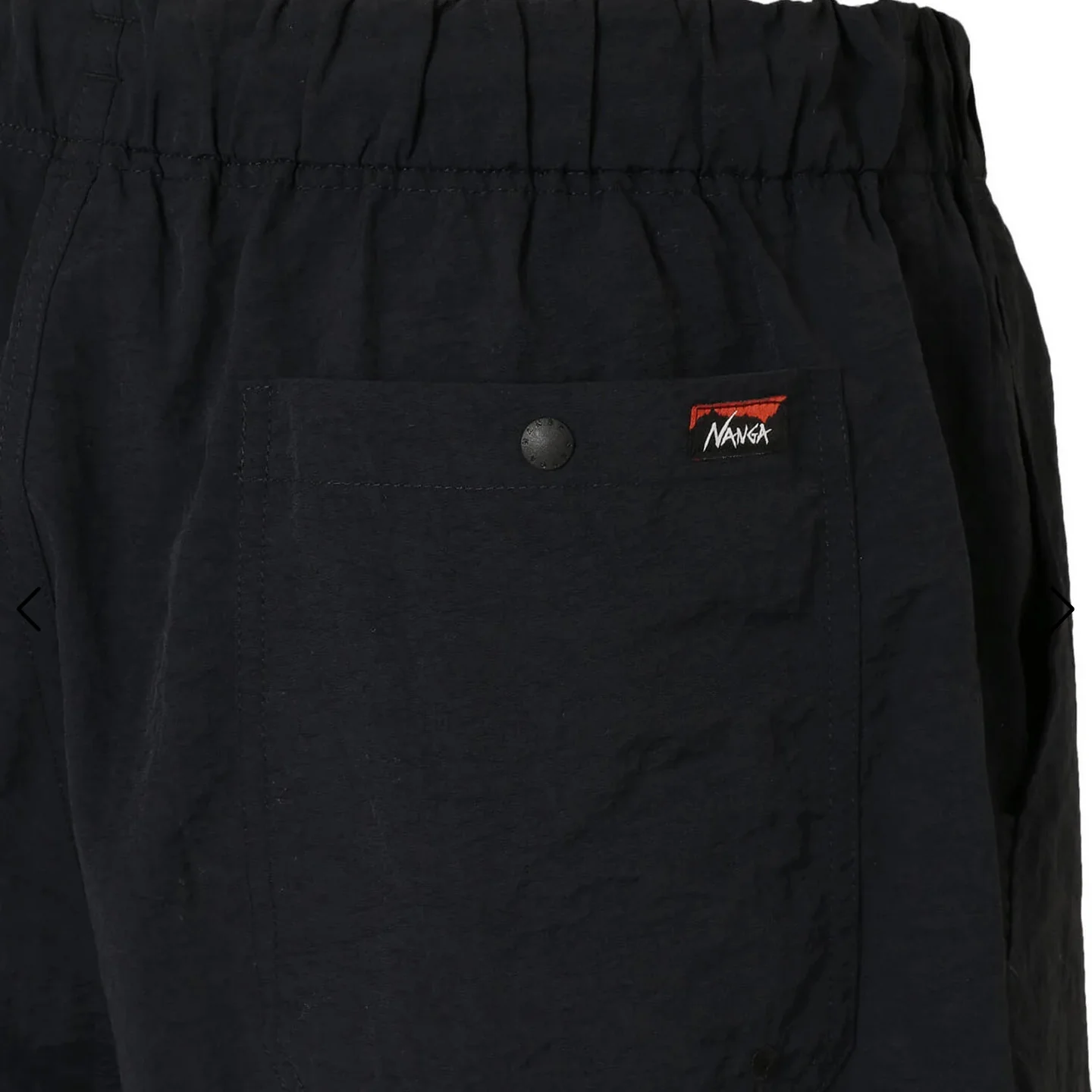 Nylon Tusser Easy Shorts - Black - Image 6