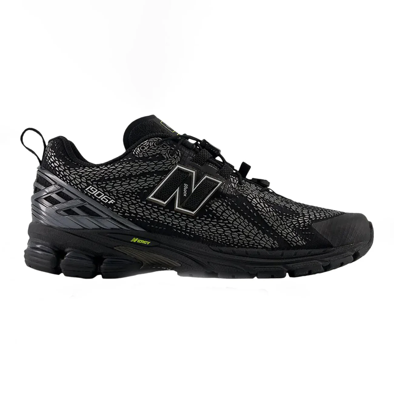 1906F - Black / White / Alkaline Green - U19068PN