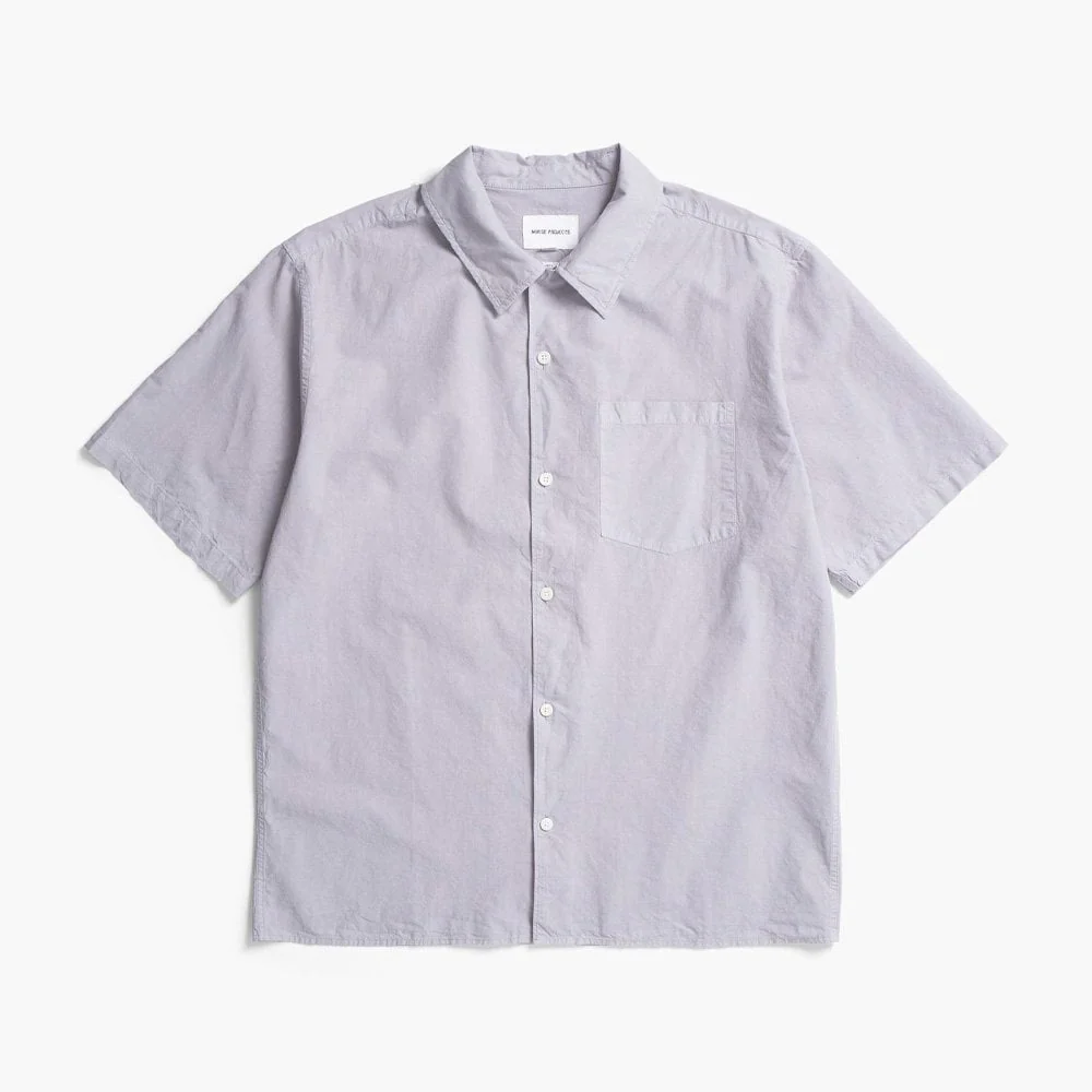 Carsten Cotton Tencel Shirt - Crocus Purple