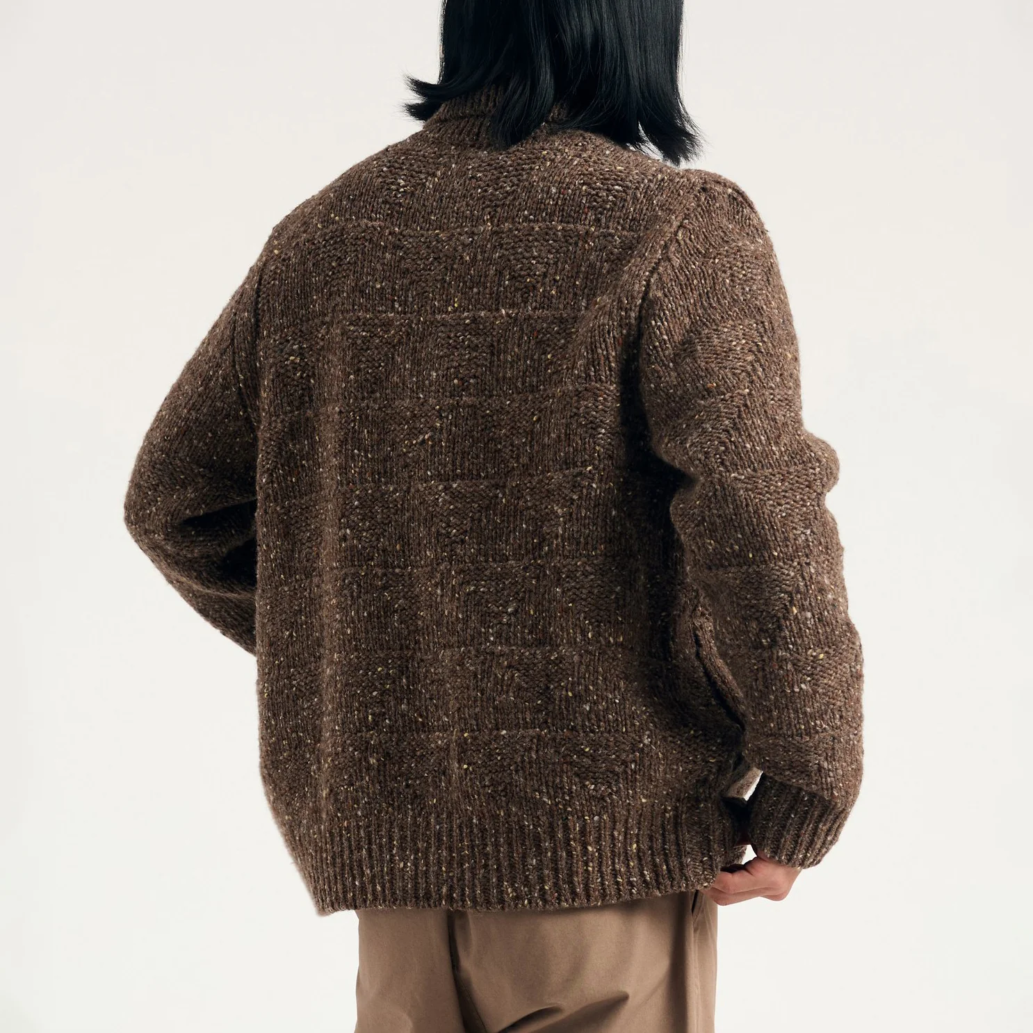 Erik Donegal Diamond Jacket - Seal Brown - Image 4
