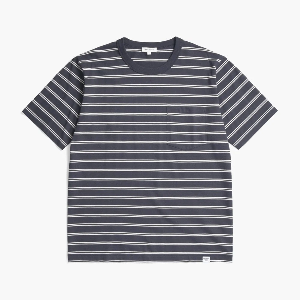 Holger Organic Sailor Stripe Pocket Tee