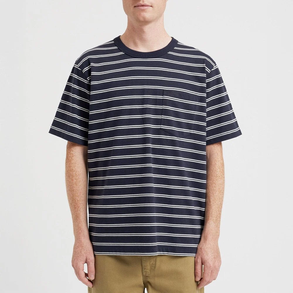 Holger Organic Sailor Stripe Pocket Tee - Image 3