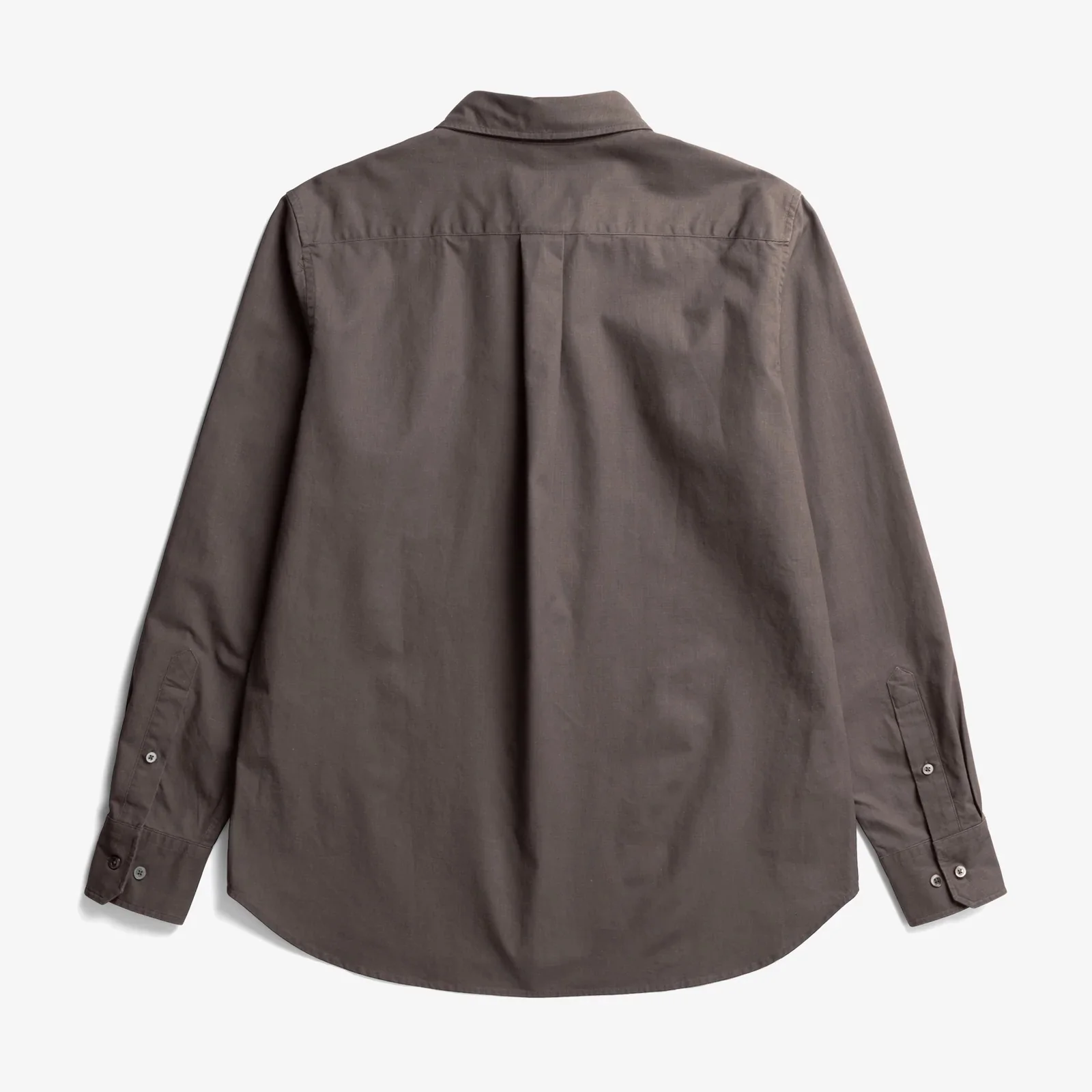 Kongshoved Cotton Faded Pigment Dyed Relaxed Shirt - Shale - Image 2