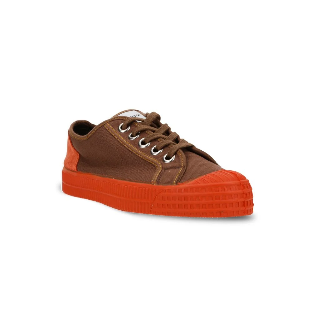 Star Master Canvas X Suede - Brown / Orange - Image 2