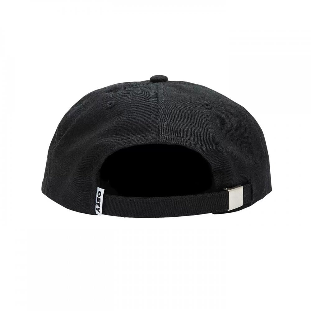Icon Patch Panel Strapback Cap 25 - Black - Image 2