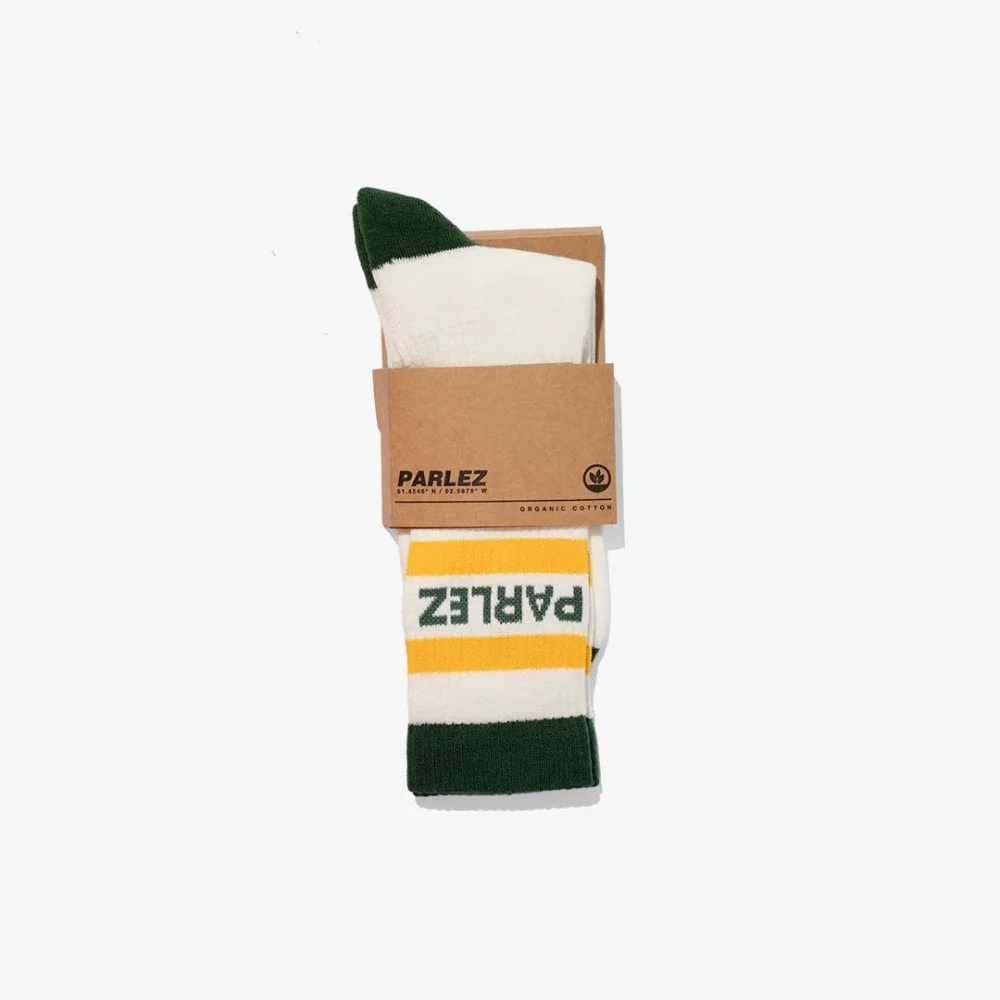 Strive Socks White / Kelp Green - Image 2