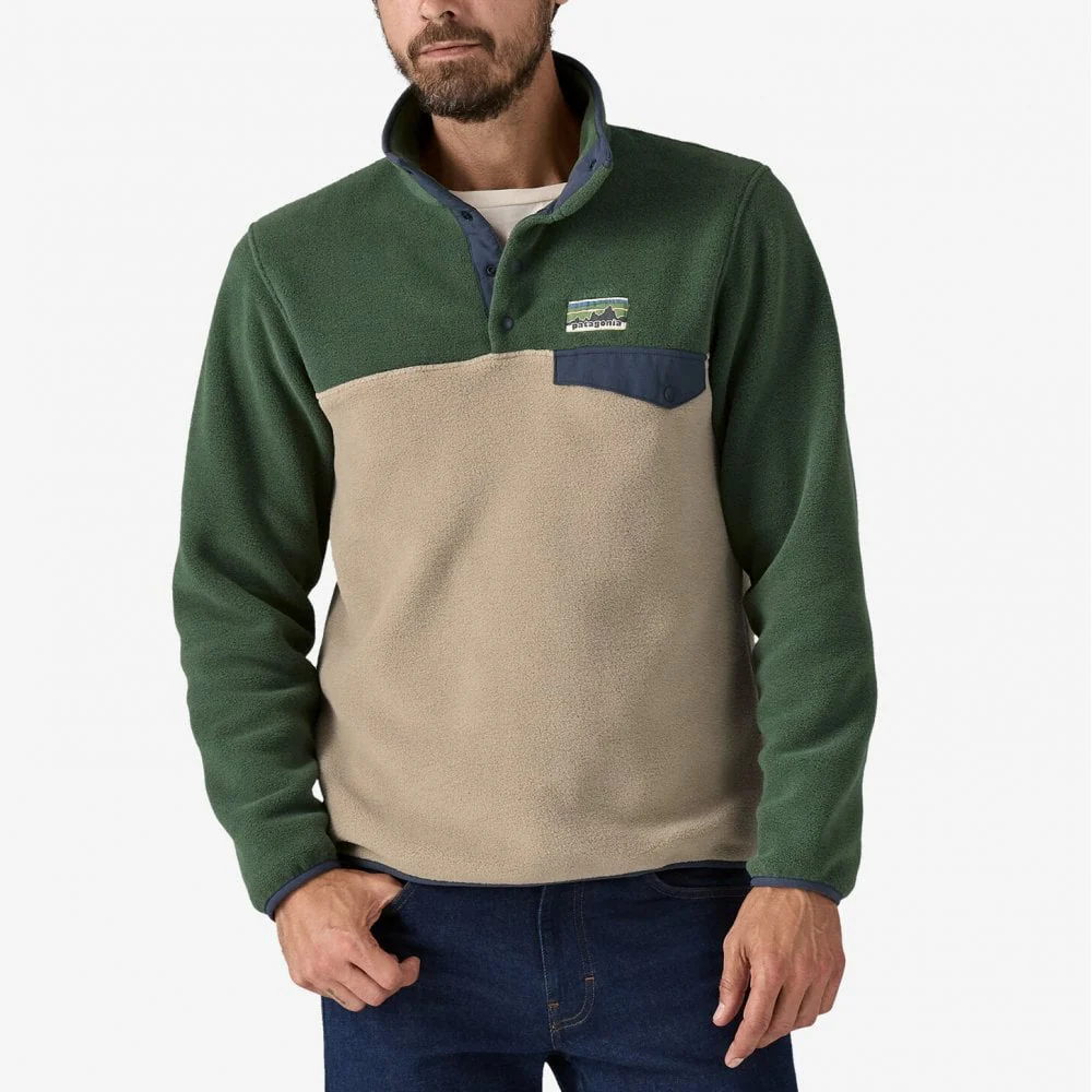 Men's Lightweight Synchilla Snap-T® Fleece Pullover - Seabird Grey - Image 2