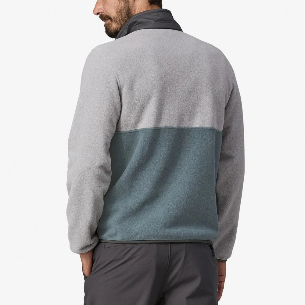 Microdini 1/2-Zip Fleece - Nouveau Green / Salt Grey - Image 3