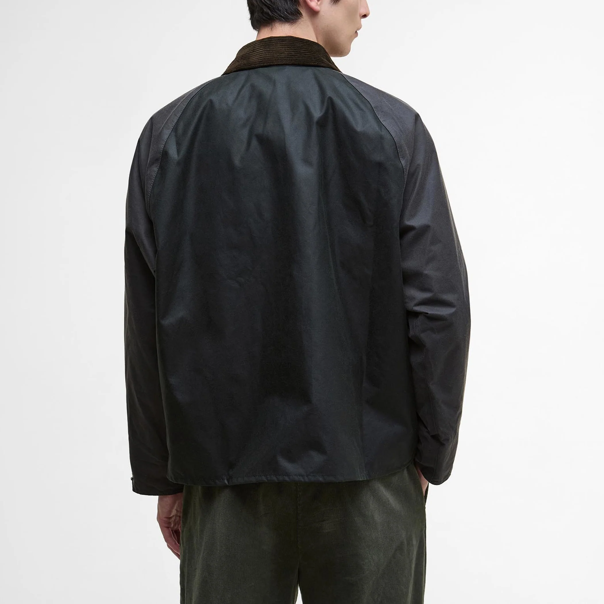 Patchwork Transport Waxed Jacket - Sage Multi - Image 4