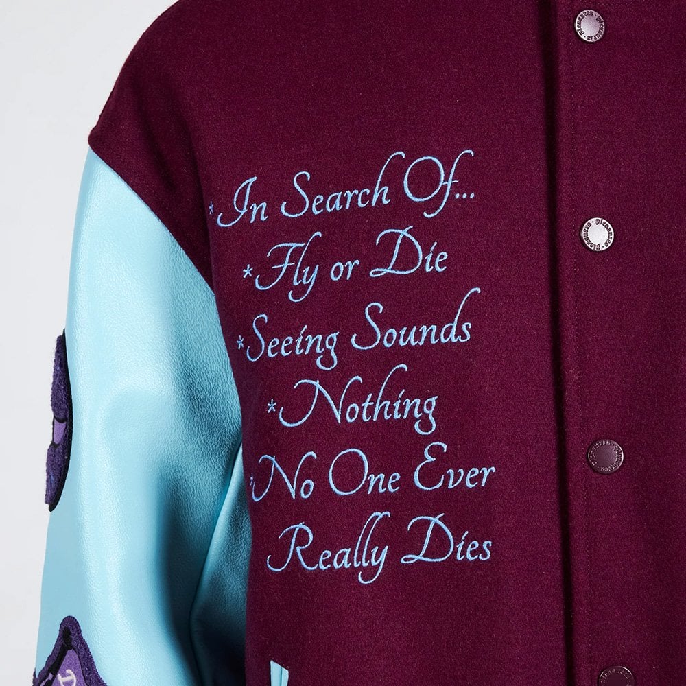 N.E.R.D. Nerd Varsity Jacket - Purple - Image 3