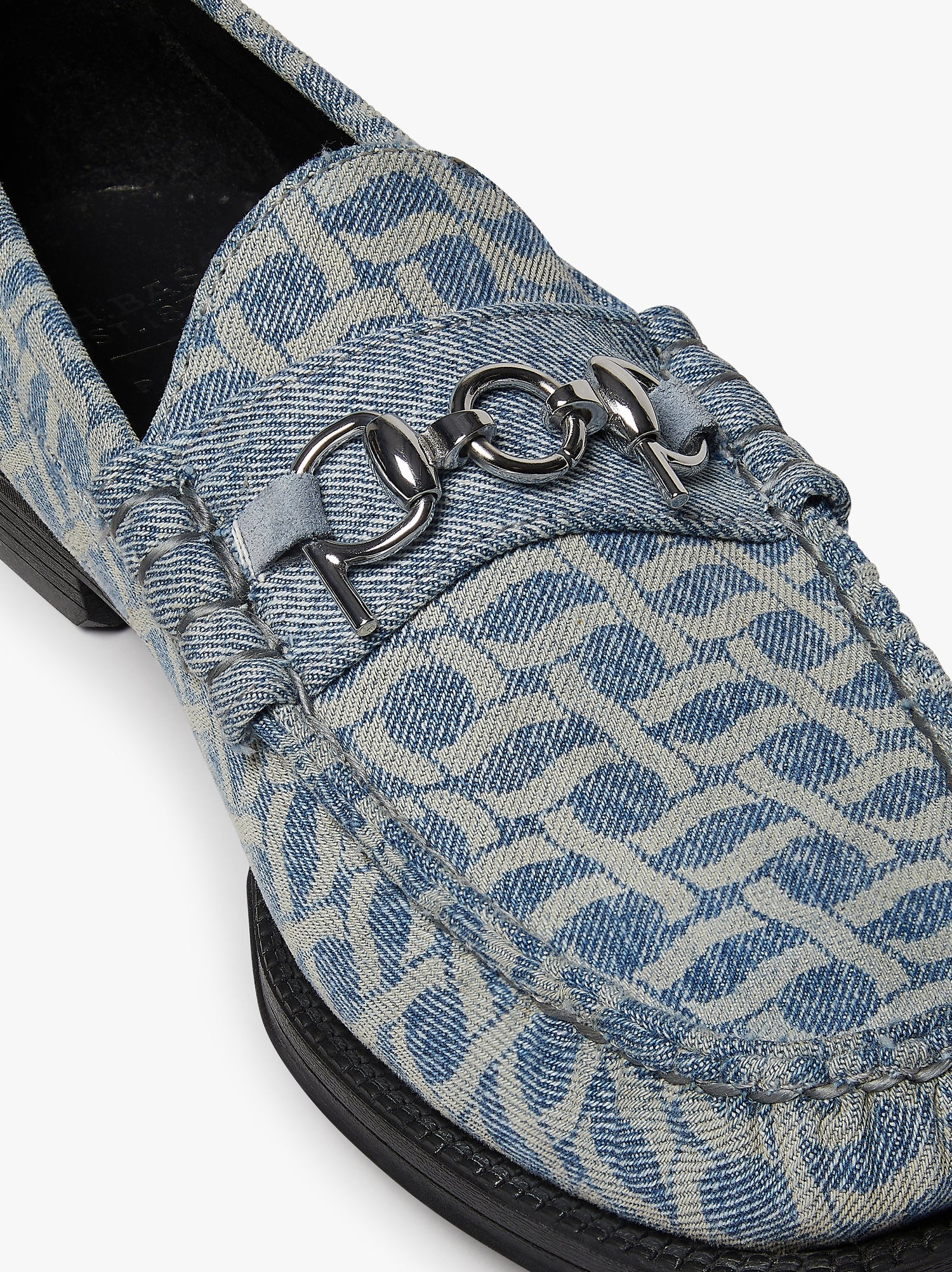G.H. Bass X POP Trading Company Easy Weejun Lincoln - Light Blue Denim - Image 7