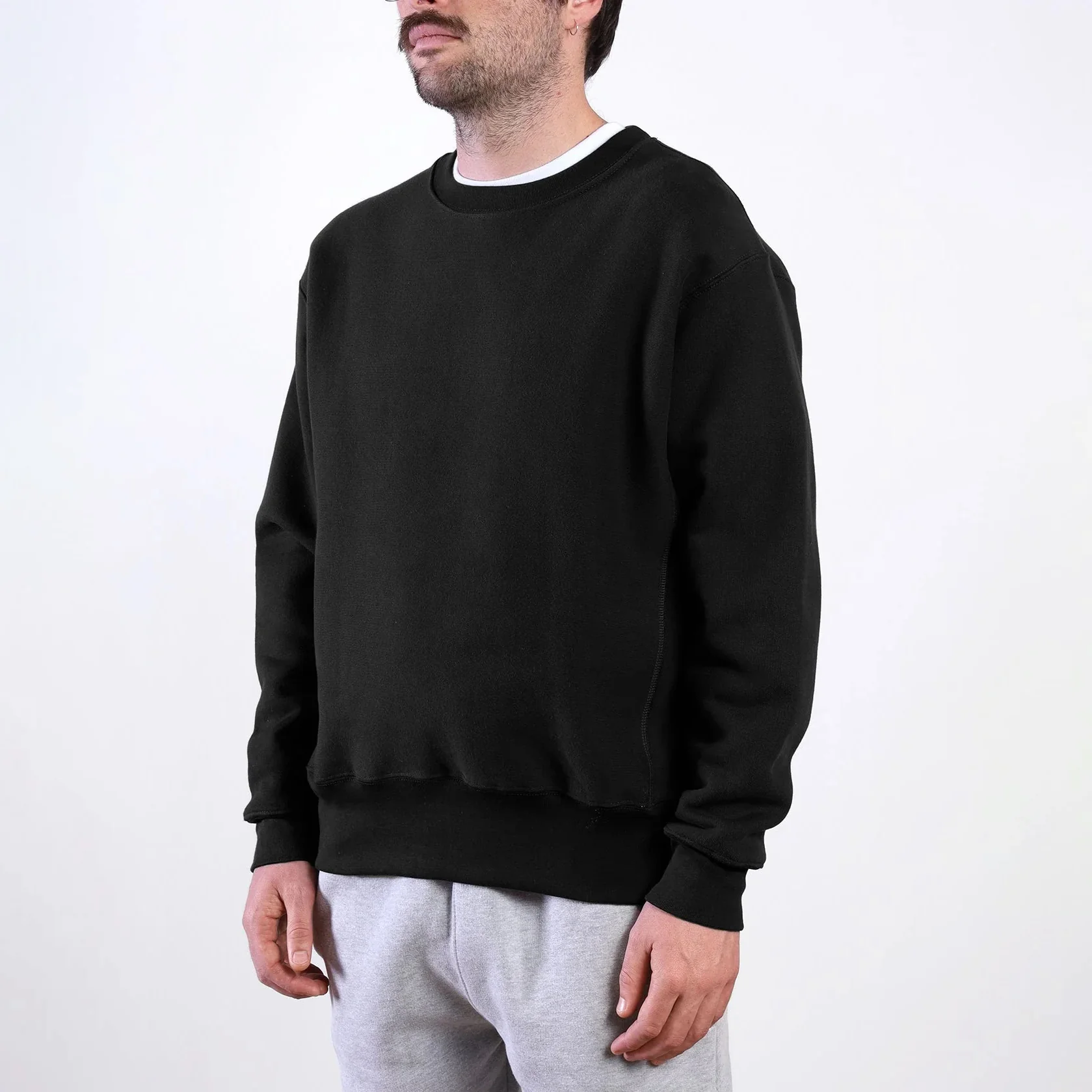 Super Weight Crewneck - Black - Image 6