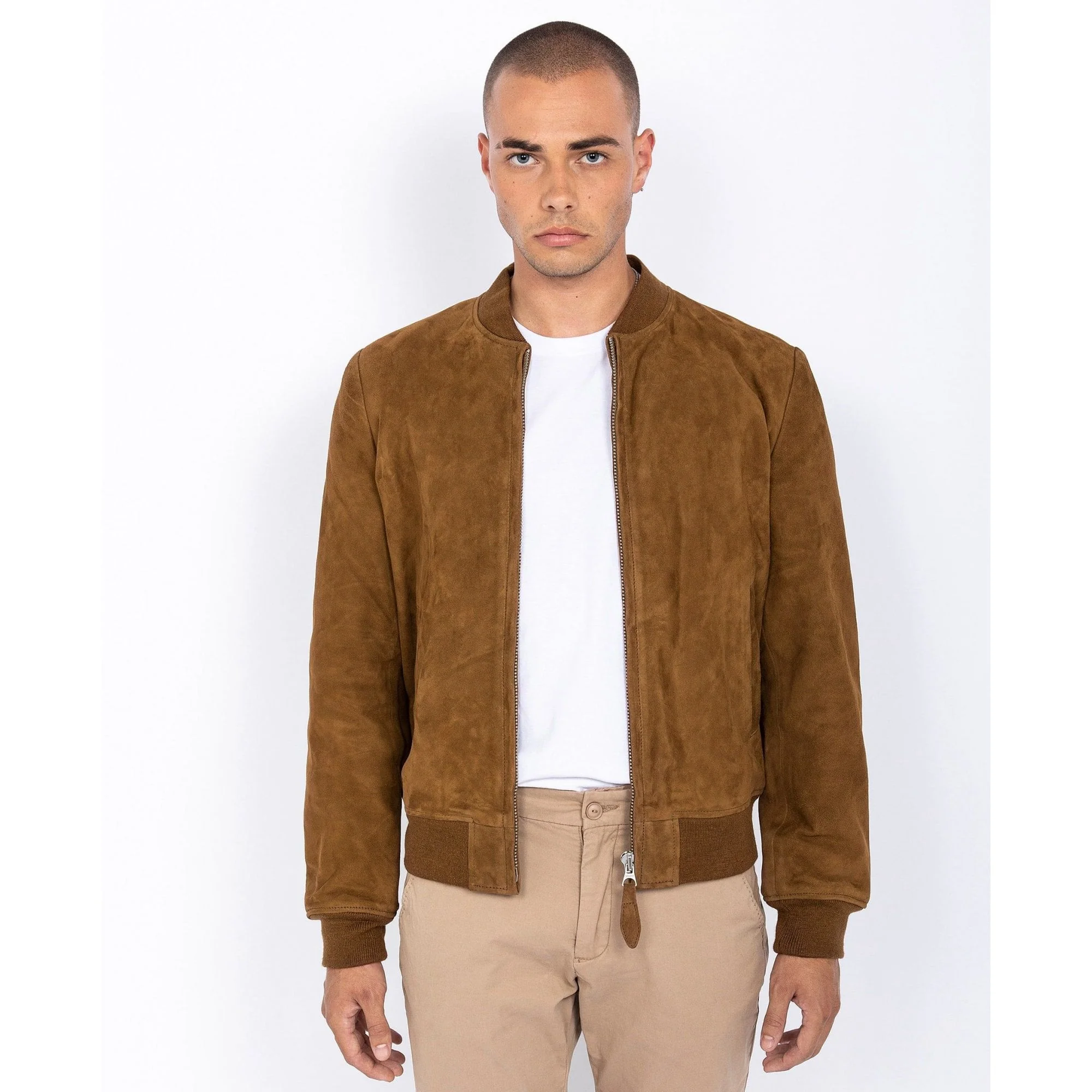 Suede Casual Jacket - Goat Suede - Image 3