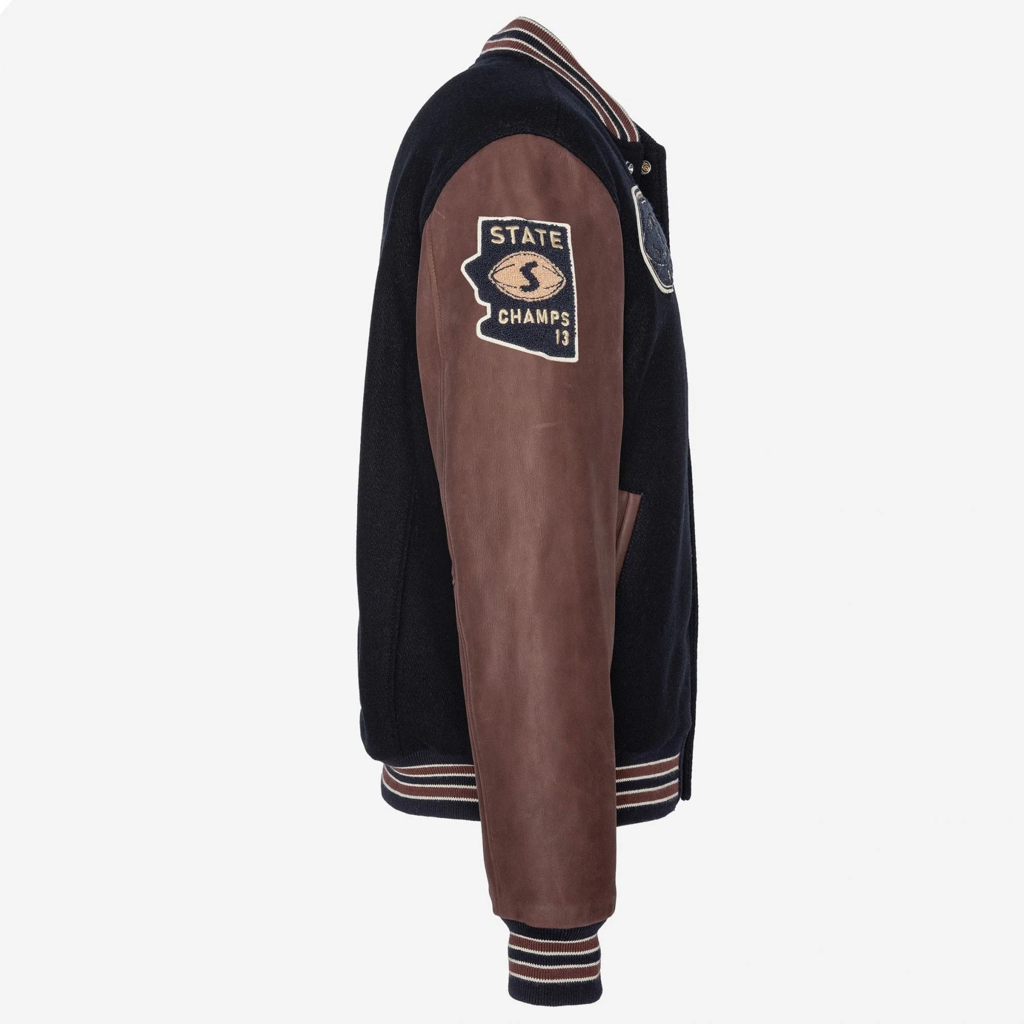 Varsity Jacket - Cowhide & Wool - Image 4