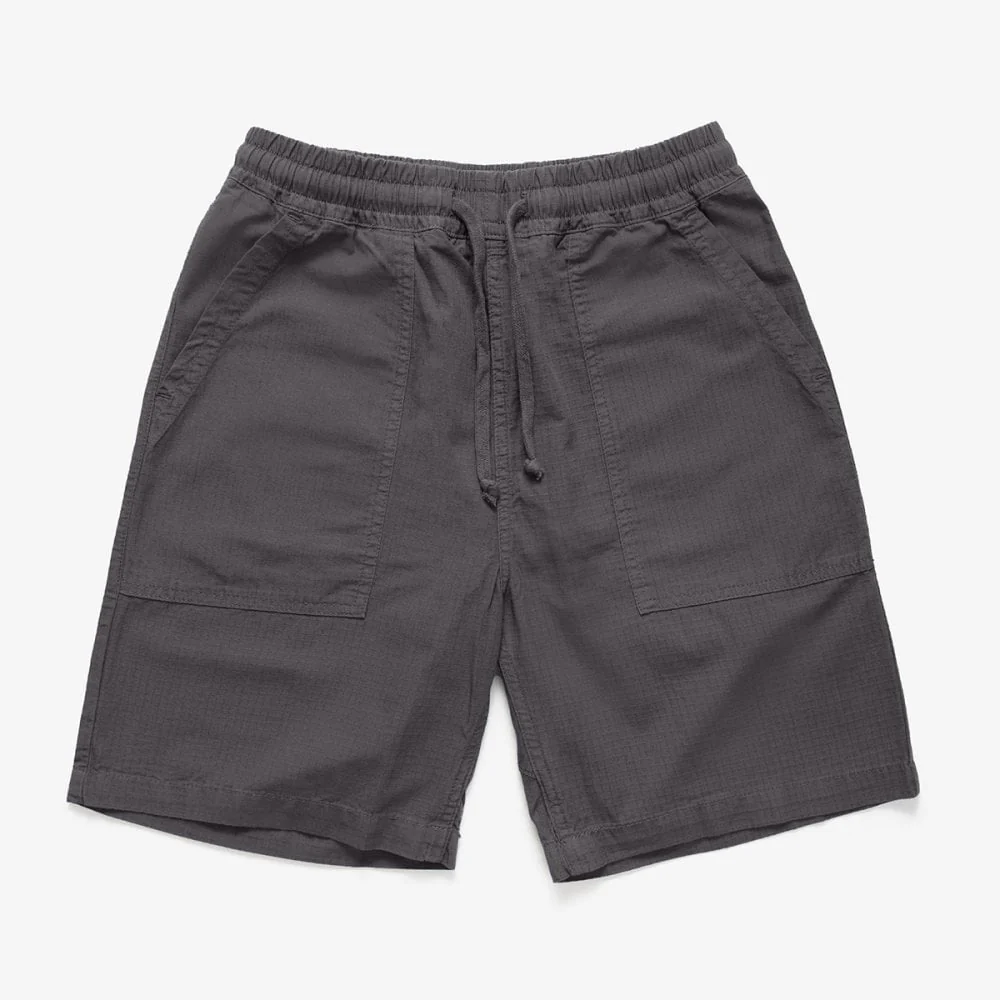 Ripstop Chef Short - Washed Black